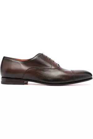 santoni Men Shoes - Calf-leather oxford shoes