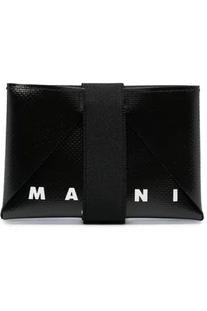 Marni Logo-print tri-fold wallet