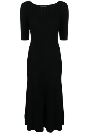 Roberto Collina Ribbed-knit midi dress