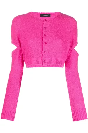 UNDERCOVER Cut-out detail cropped cardigan