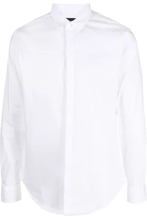 Emporio Armani Men Long sleeves - Long-sleeve cotton shirt