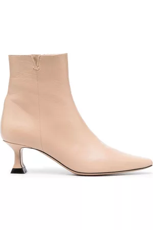 ROBERTO FESTA Luna 50mm pointed-toe leather boots