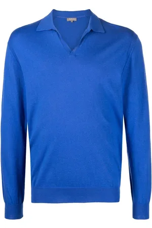 N.PEAL V-neck polo jumper