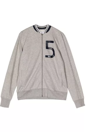 John Galliano Logo-print zip-up jacket