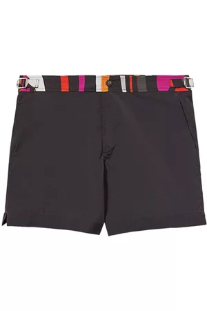 Puccini Men Swim Shorts - Stripe-detailing swim shorts