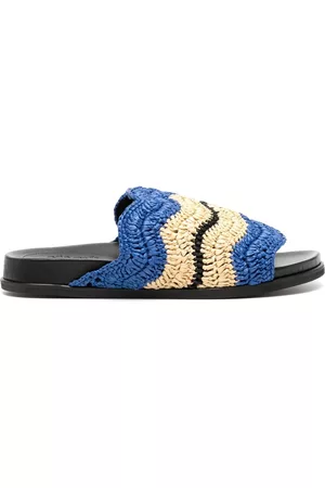 Marni Women Sandals - Crochet-knit slip-on sandals