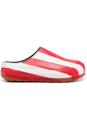 SUNNEI Women Sandals - Candy-striped round-toe slides
