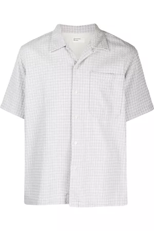 Universal Works Men Short sleeves - Jacquard short-sleeved shirt