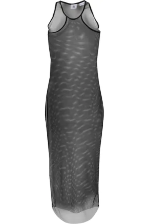 Random Identities Sleeveless semi-sheer dress