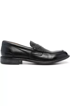 Moma Men Loafers - Penny-slot leather loafers