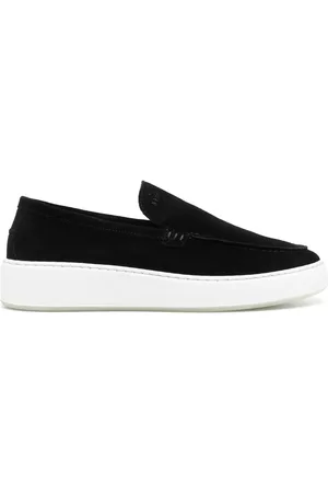 Nubikk Men Loafers - Logo-debossed suede boat shoes