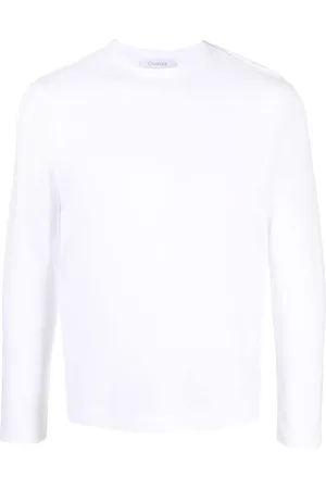 Cruciani Men Long Sleeve - Long-sleeved stretch-cotton T-shirt