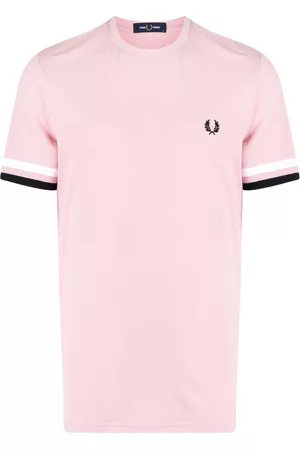 Fred Perry Men Short Sleeve - Embroidered-logo crew-neck T-shirt