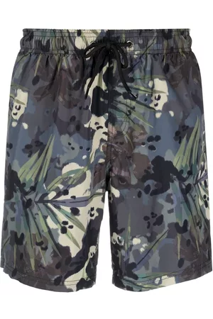 Sundek Graphic-print swim shorts