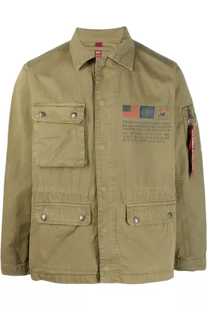 Alpha Industries Men Jackets - Stamp-print militar jacket