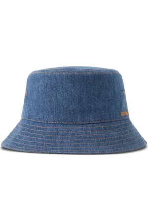 Burberry Embroidered-logo bucket hat