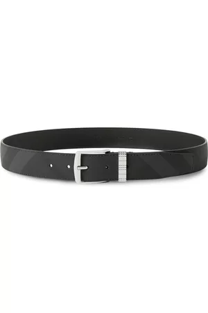 Burberry Check leather belt