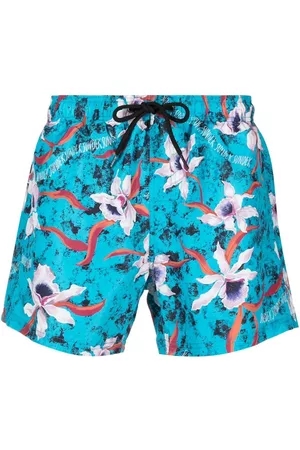 Sundek Men Swim Shorts - Floral-print swim shorts