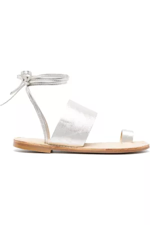 Rodebjer Metallic toe-strap sandals