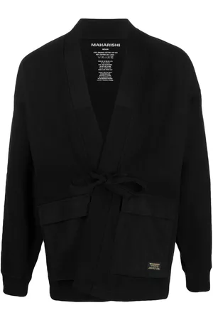 Maharishi Men Neckties - Logo-patch tie-fastening jacket