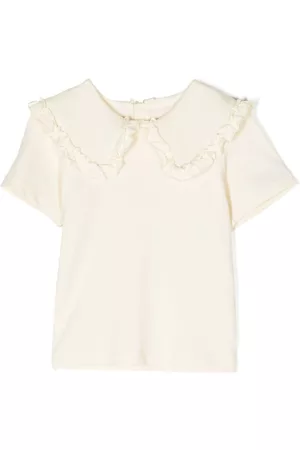 JNBY by JNBY Ruffled-collar short-sleeve T-shirt