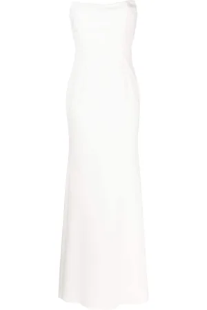 RACHEL GILBERT Arlo strapless flared gown