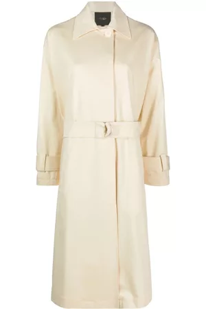 Maje Women Trench Coats - Belted long trench coat