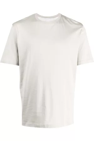 ELEVENTY Men Short Sleeve - Logo-embroidered cotton T-shirt