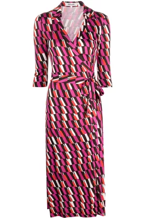 Diane von Furstenberg Abigail printed wrap dress