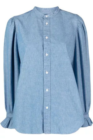 Ralph Lauren Women Tops - Denim puff-sleeve shirt