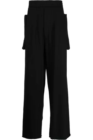 Random Identities Detailed-pocket wide-leg trousers