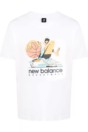 New Balance Men Short Sleeve - Graphic-print cotton T-shirt