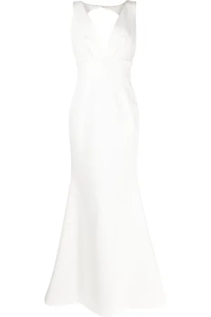 RACHEL GILBERT Lennon V-neck gown