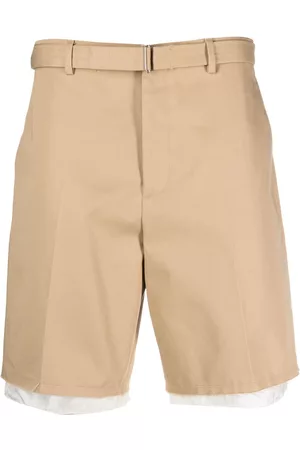 Lanvin Contrast-trim cotton Bermuda shorts