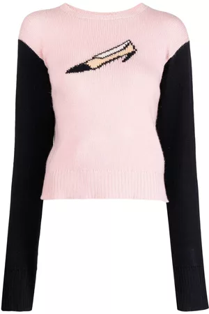 CHANEL 1995 shoe-motif cashmere jumper