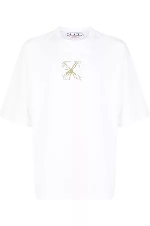 OFF-WHITE Men Short Sleeve - Splash-print short-sleeve T-shirt