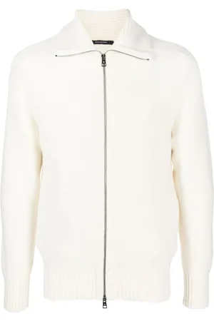TAGLIATORE Zip-up knitted jumper