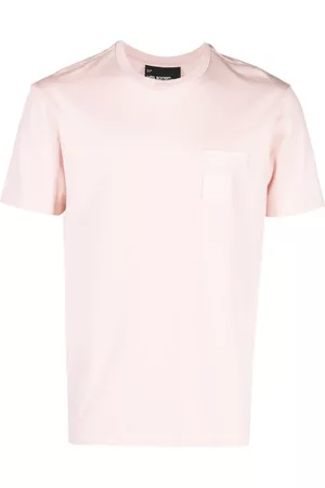 Neil Barrett Men Short Sleeve - Tonal logo-patch T-shirt
