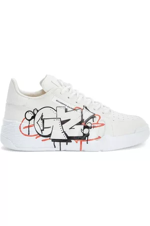 Giuseppe Zanotti Talon graffiti-print low-top sneakers