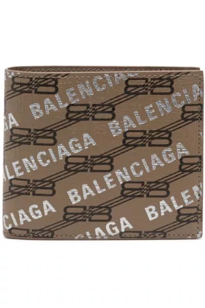 Balenciaga Men Wallets - BB monogram-print folded wallet