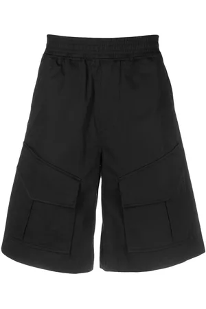 Neil Barrett Men Bermudas - Elasticated-waistband bermuda shorts