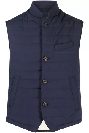 ELEVENTY Men Gilets - Button-up quilted gilet