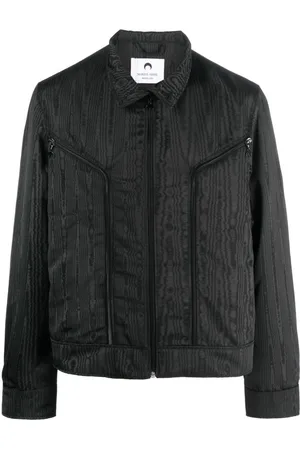 Marine Serre Logo-patch shirt jacket