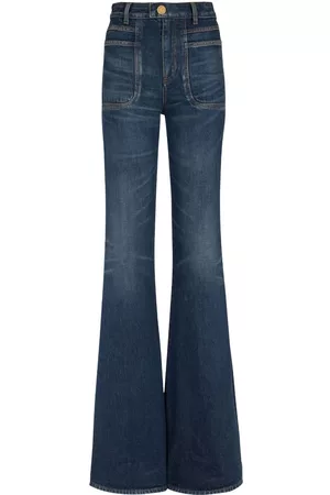 Balmain Women Bootcut & Flares - High-waisted flared jeans