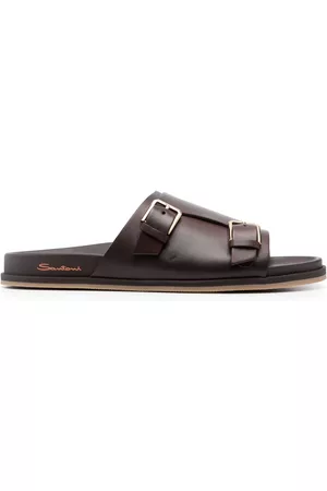 santoni Men Flip Flops - Doctor -Gort50 leather slides