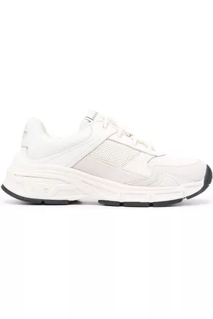 Emporio Armani Men Sneakers - Panelled logo-patch sneakers