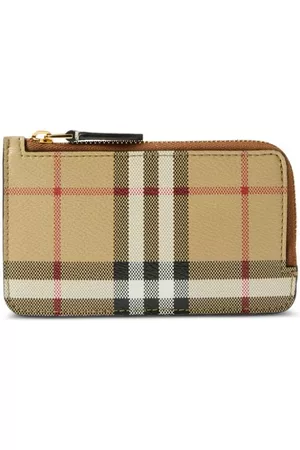 Burberry Vintage Check Leather Cardholder - Farfetch