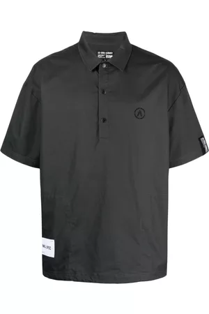 Izzue Logo-embroidery cotton polo shirt