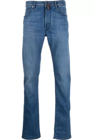 Jacob Cohen Men Slim - Logo-patch slim-cut jeans
