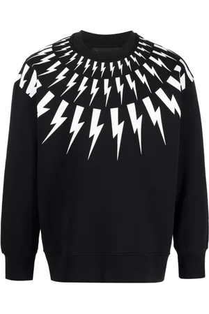 Neil Barrett Men Sweatshirts - Graphic-print cotton sweatshirt